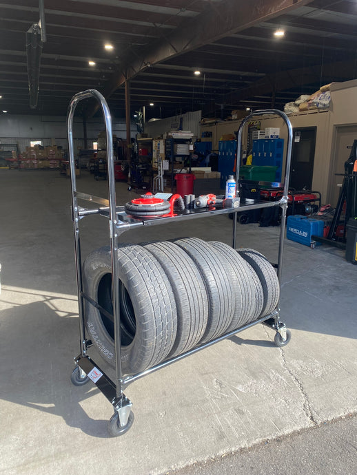 Homeowner's Tire Storage Rack