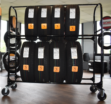 2 Tier Tire Storage Rack | Heavy Duty Metal