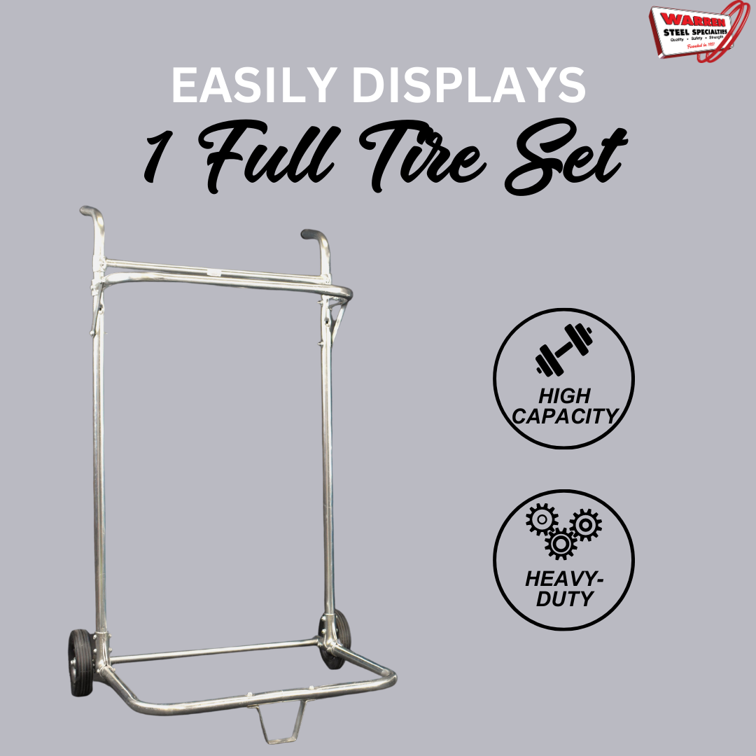 Tire Display Rack | Display Professionally – Warren Steel