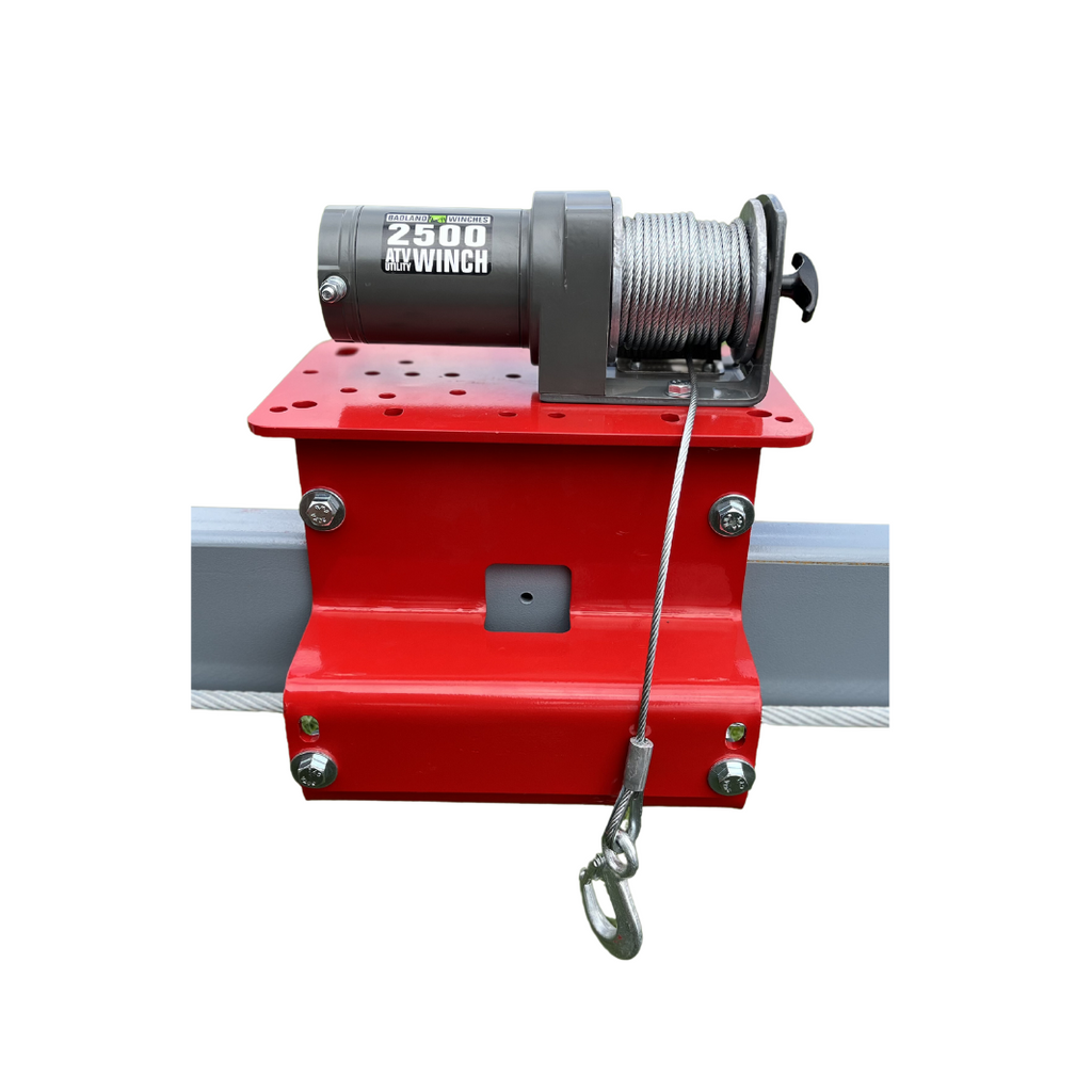 Universal Winch Mounting Plate for 4Post Lift Warren Steel